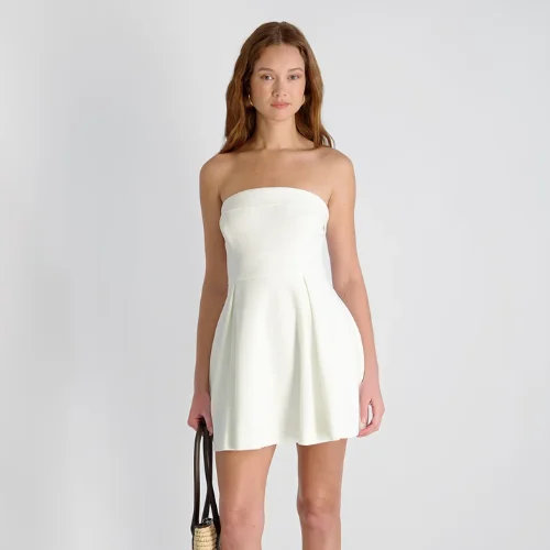 Soft Feminine White Dress