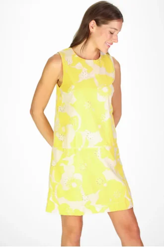 Caroline Dress in Sunshine Petals